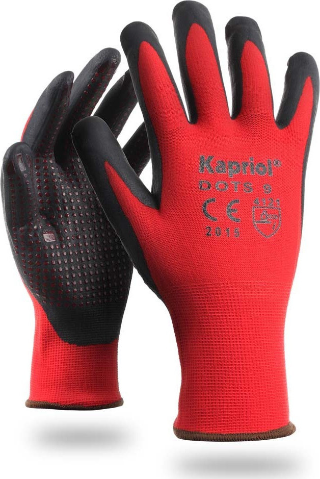 Γάντια Νιτριλίου KAPRIOL DOTS No10 XL