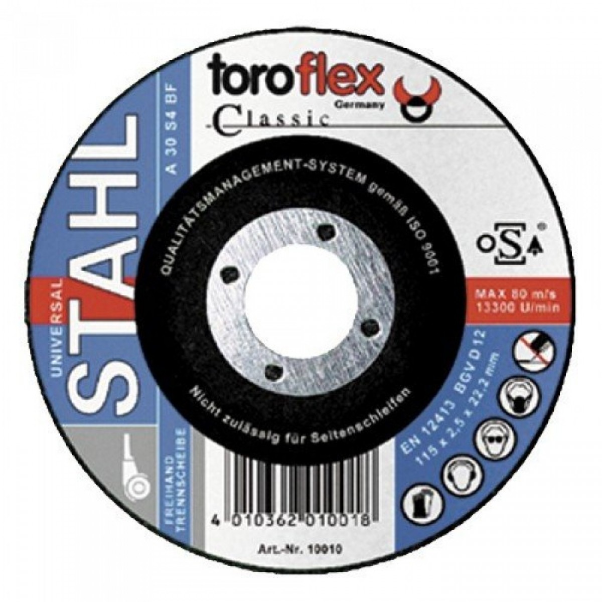 Δίσκος Λείανσης Σιδήρου TOROFLEX 230×6,5mm