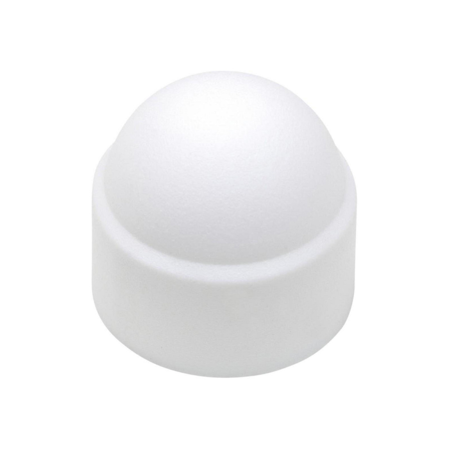 Πλαστικά Καπελάκια για Εξάγωνες Βίδες Λευκά M5 – M20