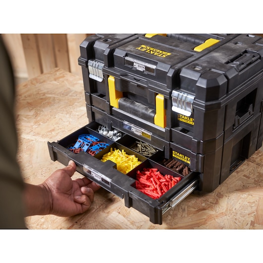 Εργαλειοθήκη T-STAK STANLEY FATMAX 22L + 2 Συρταριέρες FMST1-71981