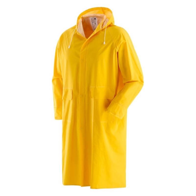 Αδιάβροχη Καπαρντίνα PVC-Polyester Κίτρινη 3XL