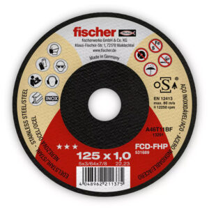 Δίσκος Κοπής INOX FISCHER *** 115x1mm